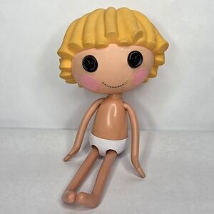 Charming Doll with Yellow Hair and Pink Cheeks